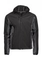 Heren Hoodie Softshell Jas Tee Jays Lightweight 9514 Black-Dark Grey